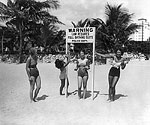 Young Women on Miami Beach, 1934