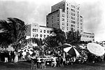 Japanese Tea Garden at the Flamingo Hotel, 1922