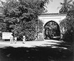 Entrance to the Stotesbury Estate, Palm Beach Florida, 1947