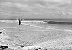Major Robert Irwin Surf Fishing, Delray Beach, 1953