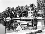 Dock at Palm Beach Residence, Palm Beach Florida, 1955