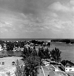 Aerial View of Jupiter Inlet, Florida, 1970